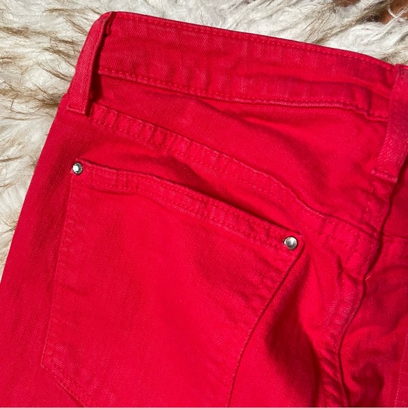 Cache’ baby bootcut rhinestone button jeans - Picture 6 of 7